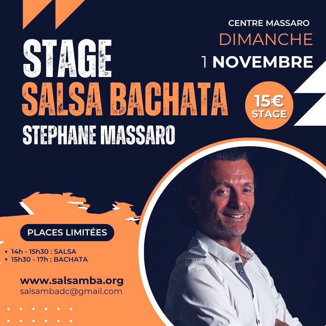 Stage Salsa & Bachata avec Stéphane Massaro