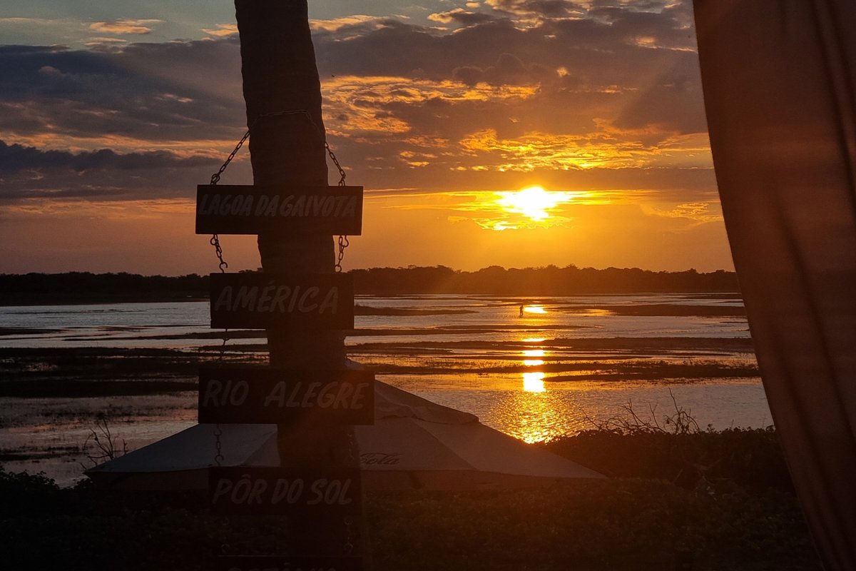 Coucher de soleil sur la lagune